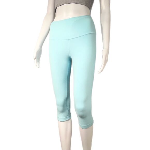 Lululemon Align High Rise Crop 17” Leggings “Icing Blue” - Picture 4 of 16